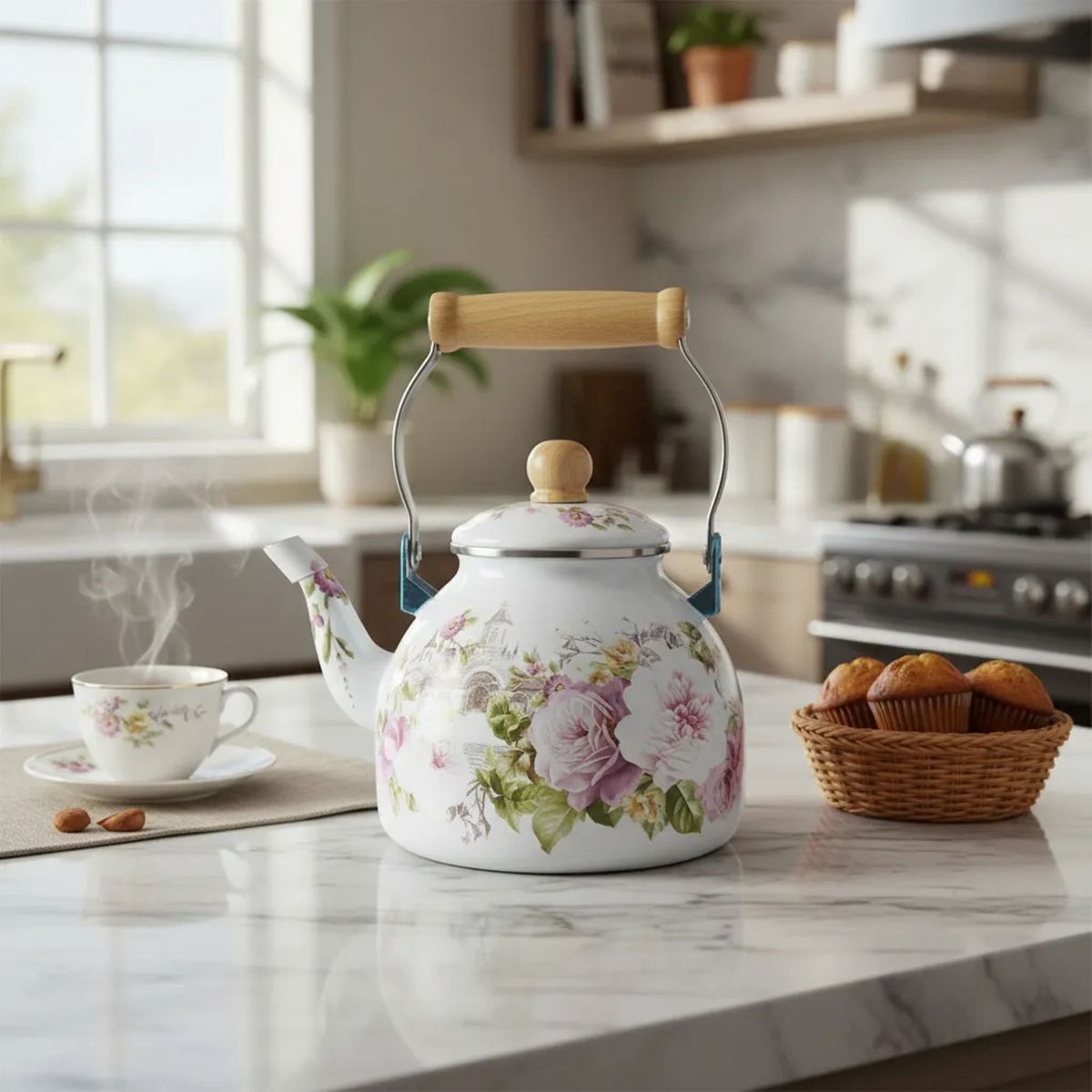 GENERICO - Tetera Enlozada 2,5 Litros Diseño 1