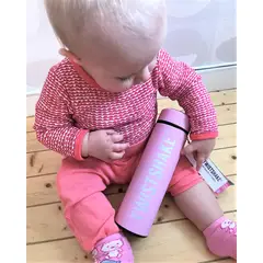 TWISTSHAKE - Termo para agua Hot & Cold 420ml Rosado Pastel