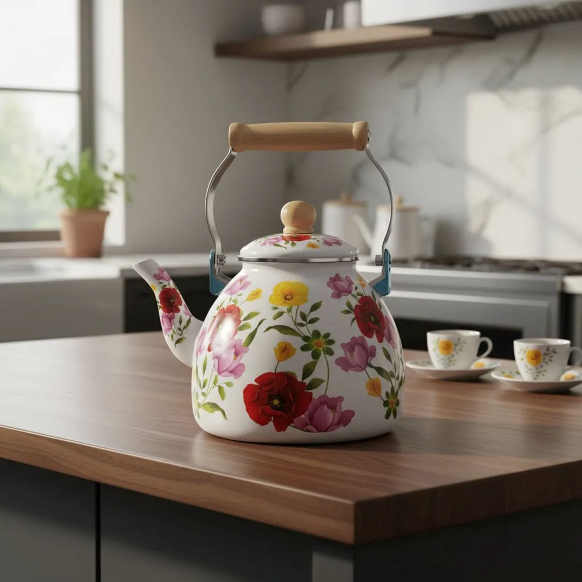 GENERICO - Tetera Enlozada 2,5 Litros Diseño 2