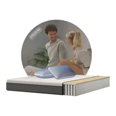 EMMA - Combo Confort Premium 2 Plazas + 2 Almohadas Elite