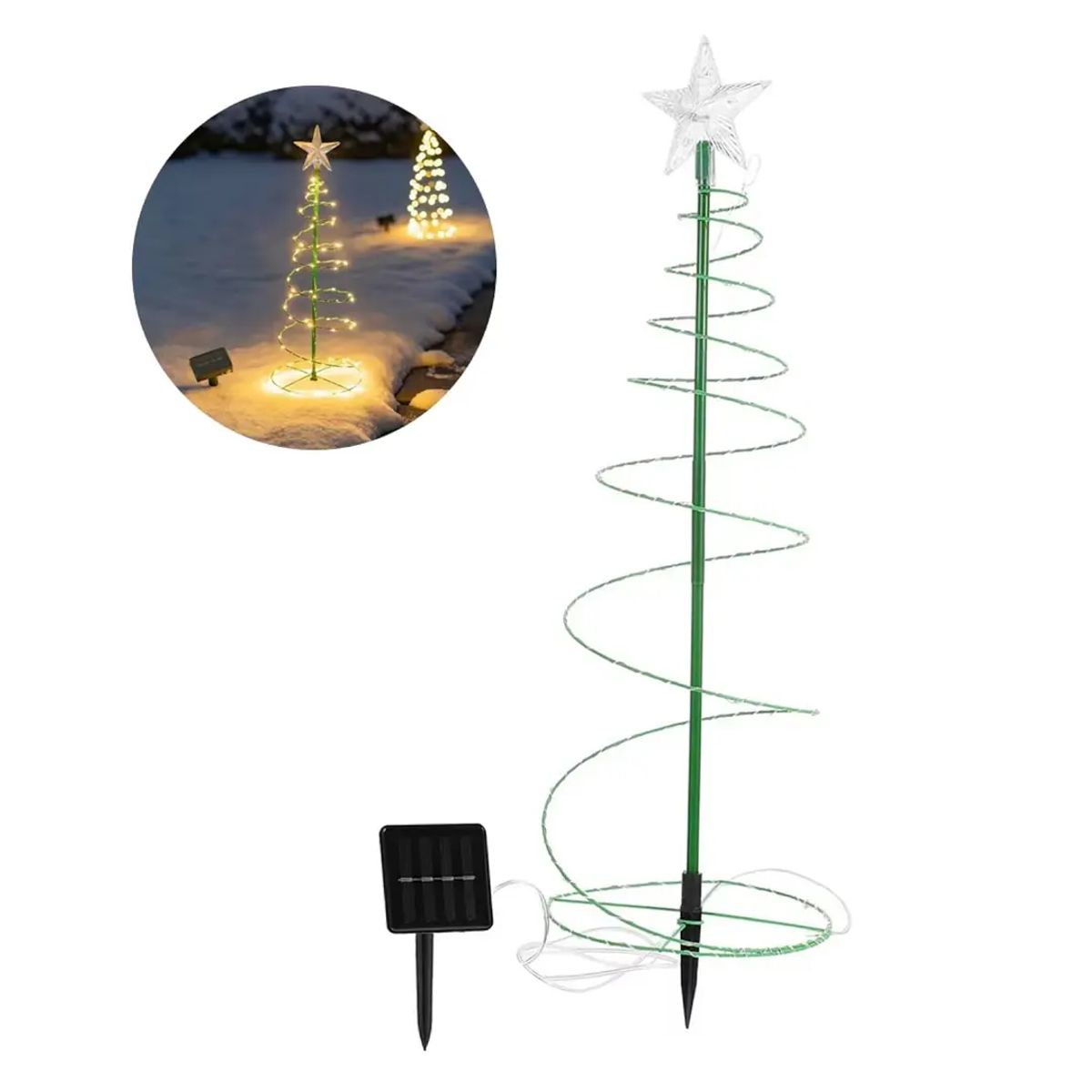 GENERICO - Árbol Navidad LED Solar