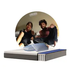 EMMA - Combo Hybrid Premium 1 Plaza + 2 Almohadas Elite