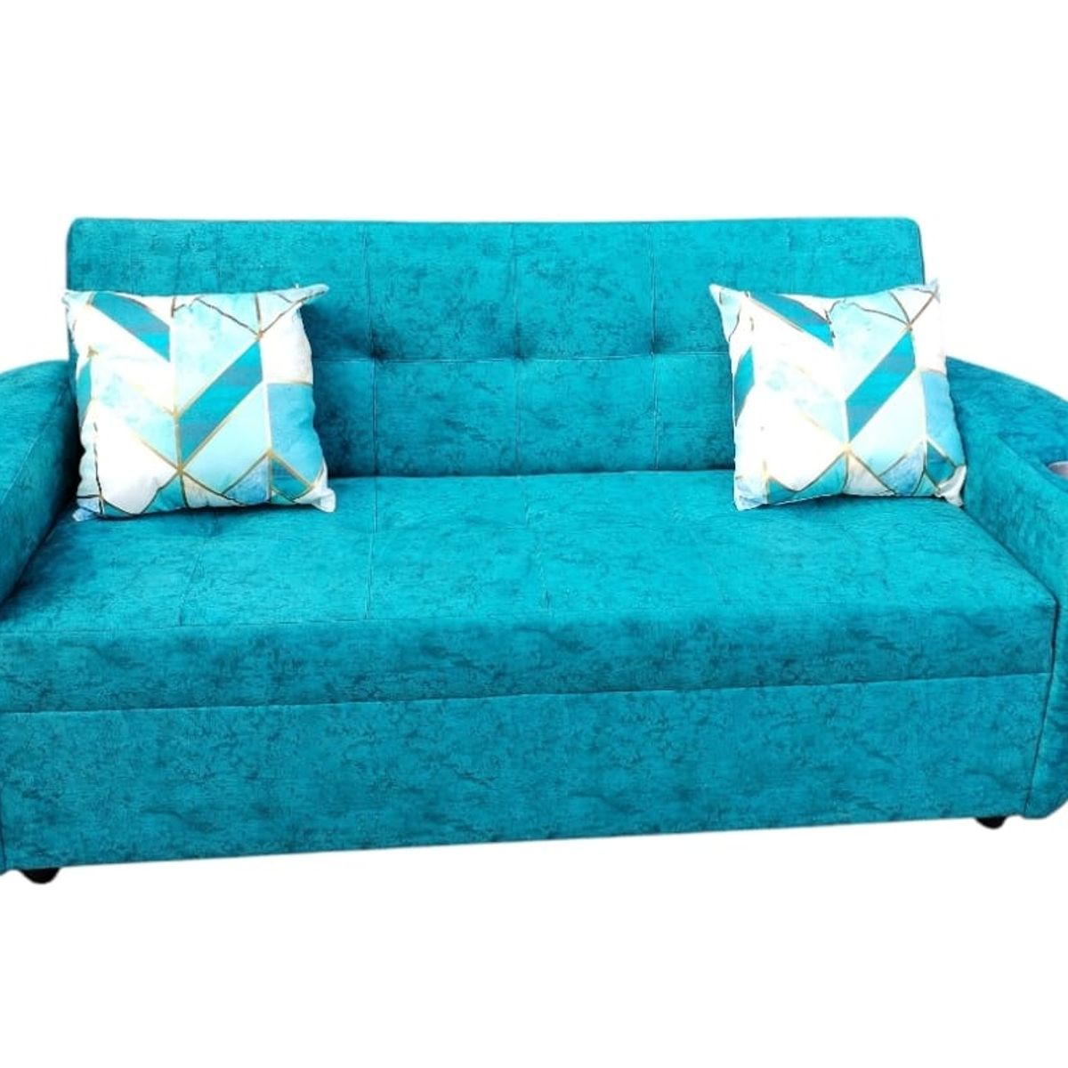 GENERICO - sofa cama color turquesa onix