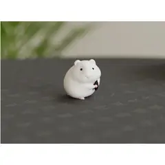 GENERICO - Adorno de hámster abrazando una semilla de girasol