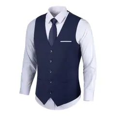 XPRESS RECHARGE - Chaleco Formal para Hombre Gilette Clásico y ajustable de Vestir Elegante