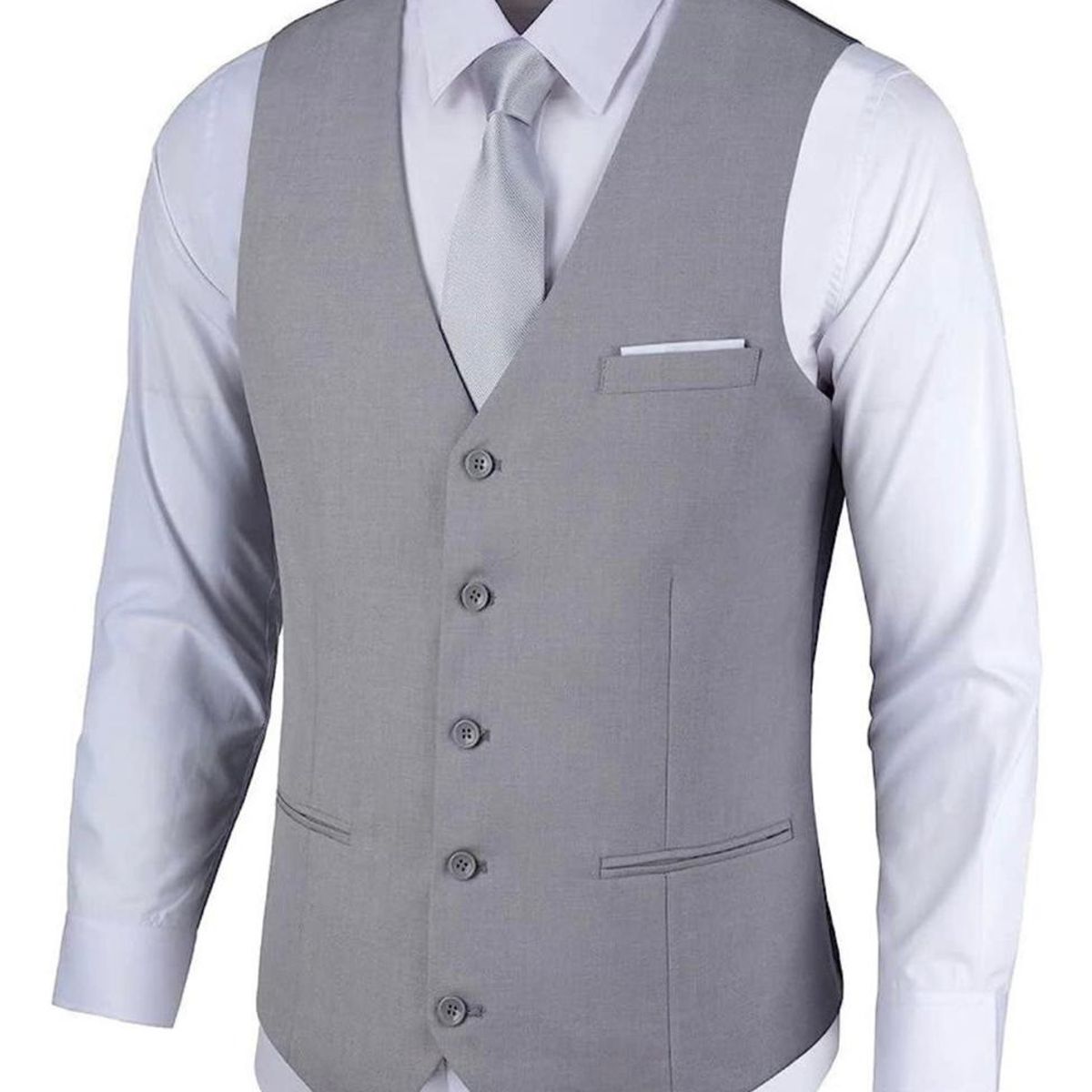 XPRESS RECHARGE - Chaleco Formal para Hombre Gilette Clásico y ajustable de Vestir Elegante