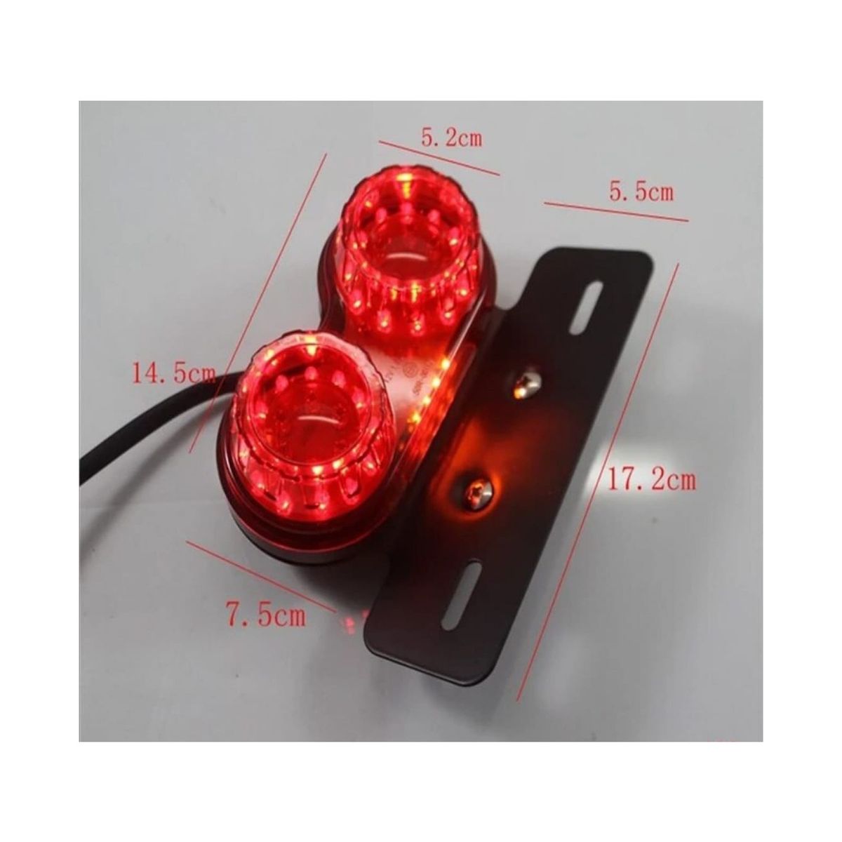 GENERICO - Foco trasero LED para motos