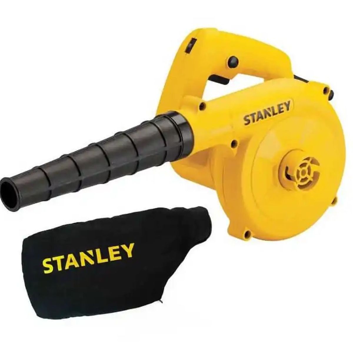 STANLEY - Soplador y Aspirador 600W STPT600 Con Recolector - Despeja Hojas y polvo de forma rápida.