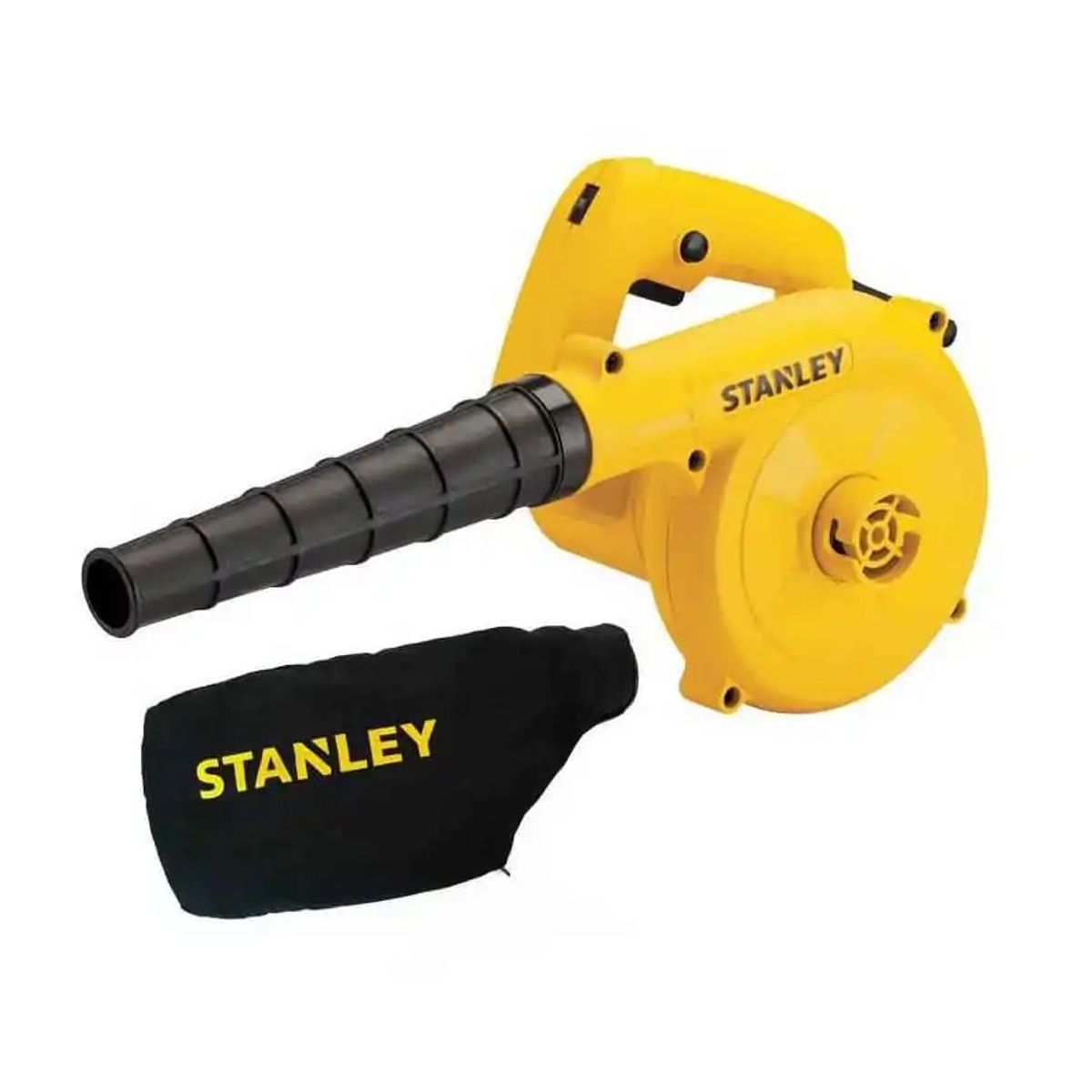 STANLEY - Soplador y Aspirador 600W STPT600 Con Recolector - Despeja Hojas y polvo de forma rápida.