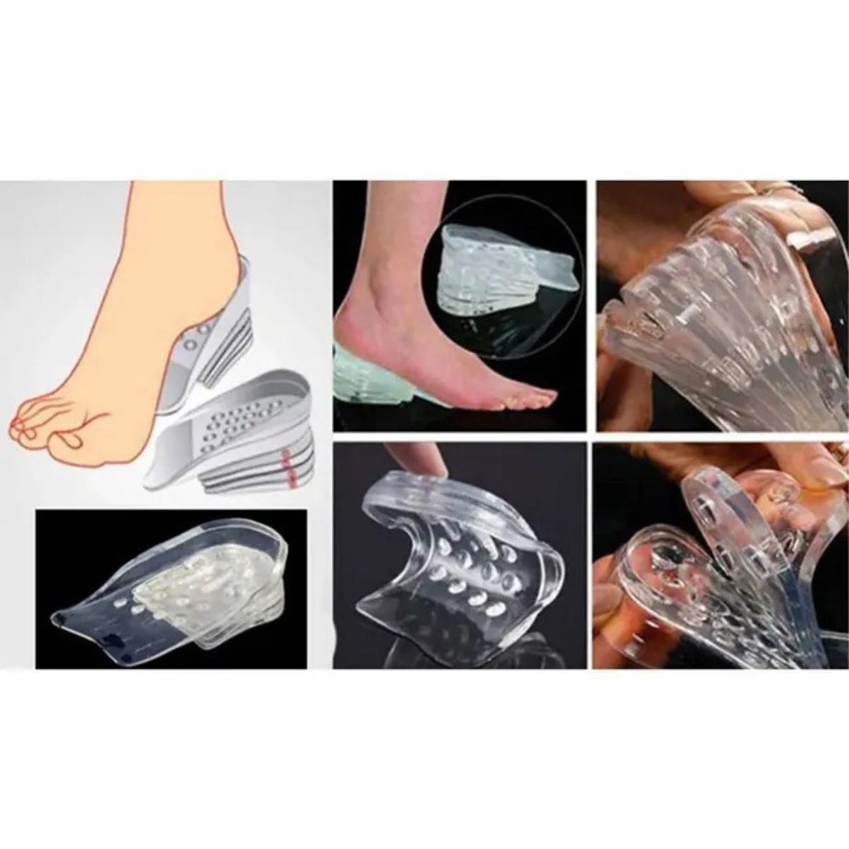 MOVI - Plantillas Elevadoras de Silicona