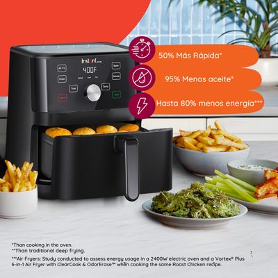 Imagen 2 del producto Freidora de Aire Instant Vortex 4 en 1 de 5,7 litros