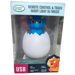 GENERICO - Lámpara De Dinosaurio Azul Led Recargable 130 Canciones