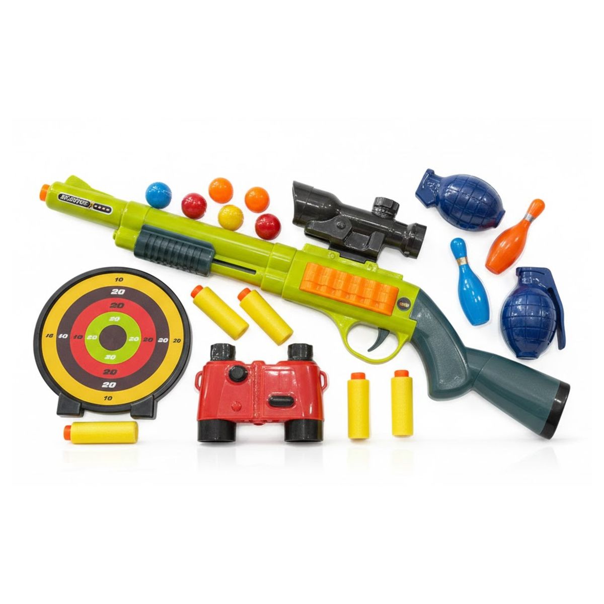 GENERICO - Juego de Tiro al Blanco Pistola de Dardos y Accesorios