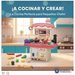 GENERICO - Set Cocina 42 piezas - Rosa