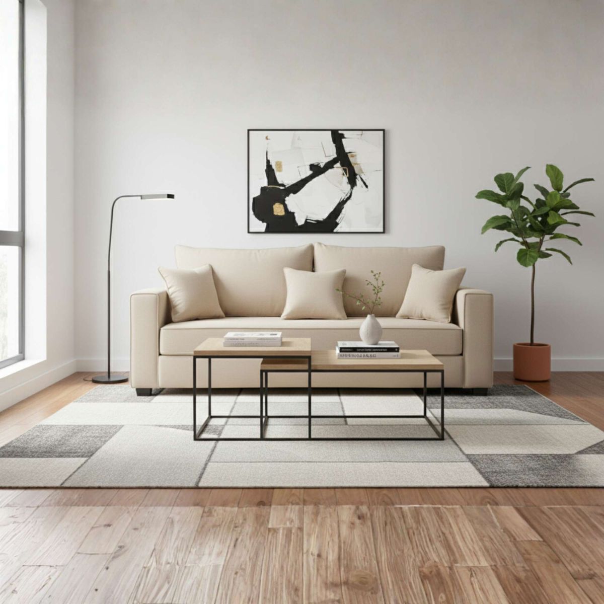 CONSTRUCSOFA - SOFA 3 CUERPOS AURELIA TELA
