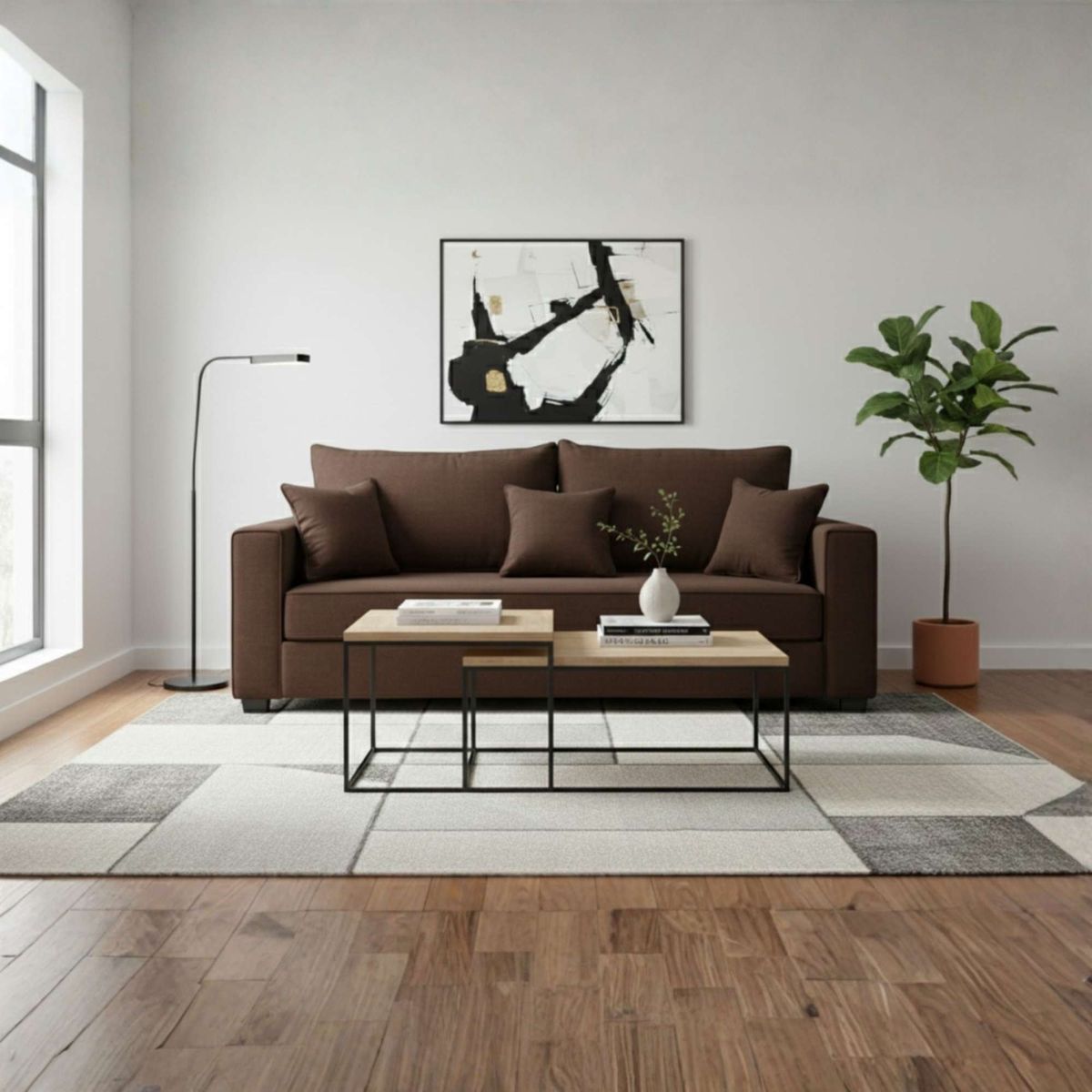 CONSTRUCSOFA - SOFA 3 CUERPOS AURELIA TELA
