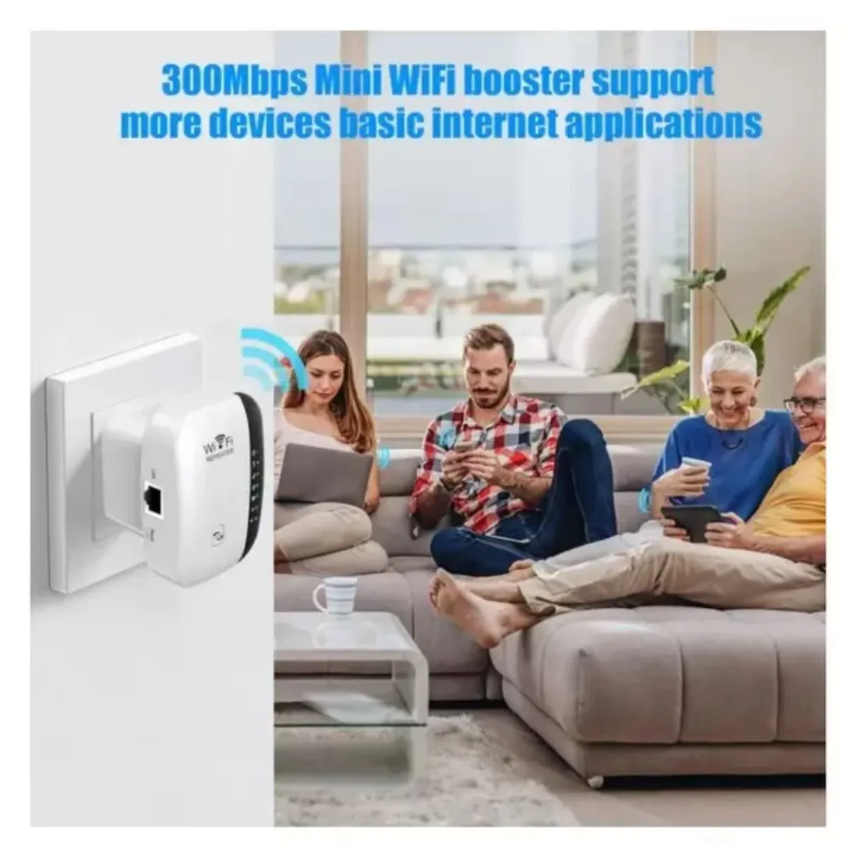 MOVI - Amplificador Wifi- Conexión Estable y Veloz para toda tu Casa