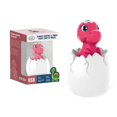 GENERICO - Lámpara De Dinosaurio Rosa Led Recargable 130 Canciones
