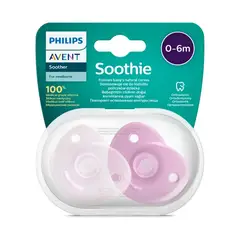AVENT - Chupete Soothie 0-6m Rosa
