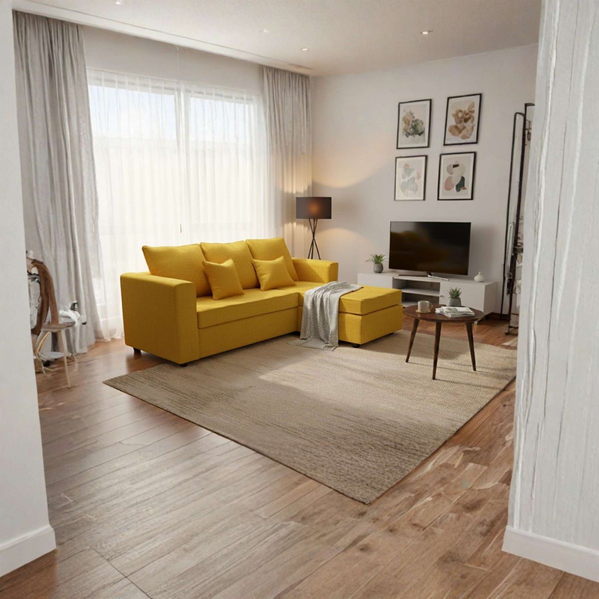 Seccional 3.1 Aurelia Tela, marca CONSTRUCSOFA - Foto Principal