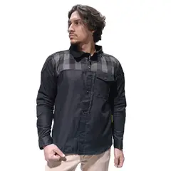 WINDESIGN - Camisa Franela Moto Protecciones CE1621-1