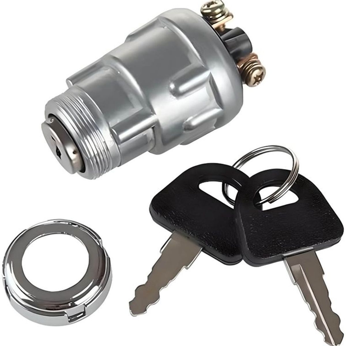 GENERICO - Chapa Contacto Arranque 3 Posiciones Universal Auto Moto 3p