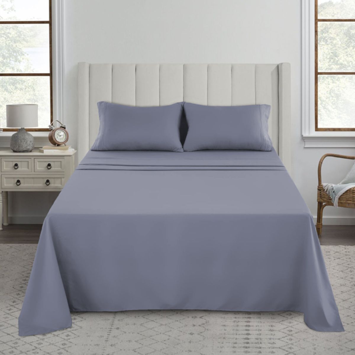 GENERICO - JUEGO DE SABANAS 100% ALGODON  SUAVES Y CÁLIDAS