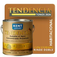 KENT - PINTURA ESMALTE AGUA TENDENDIA - MATE - 4L PIETÁ