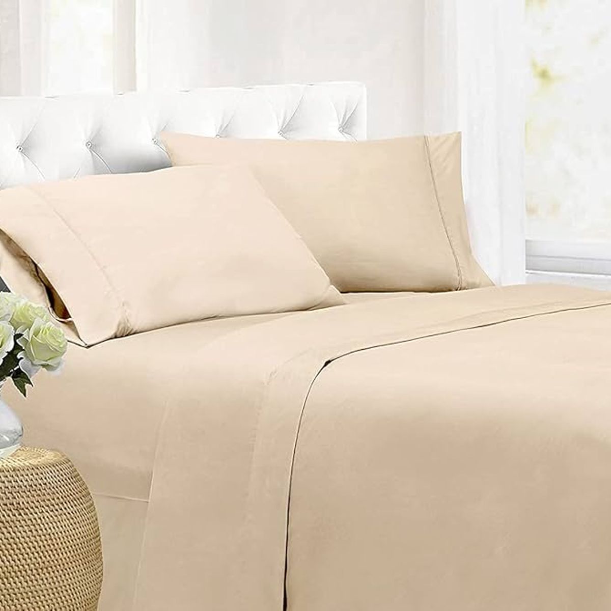 GENERICO - JUEGO DE SABANAS 100% ALGODON  SUAVES Y CÁLIDAS