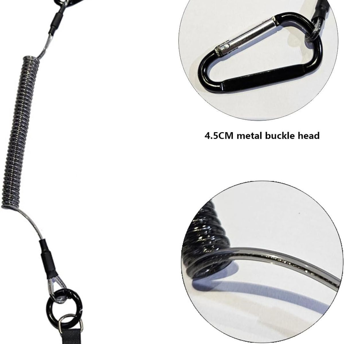 KUANGYE - Correa Antirrobo Celular Acero Retráctil