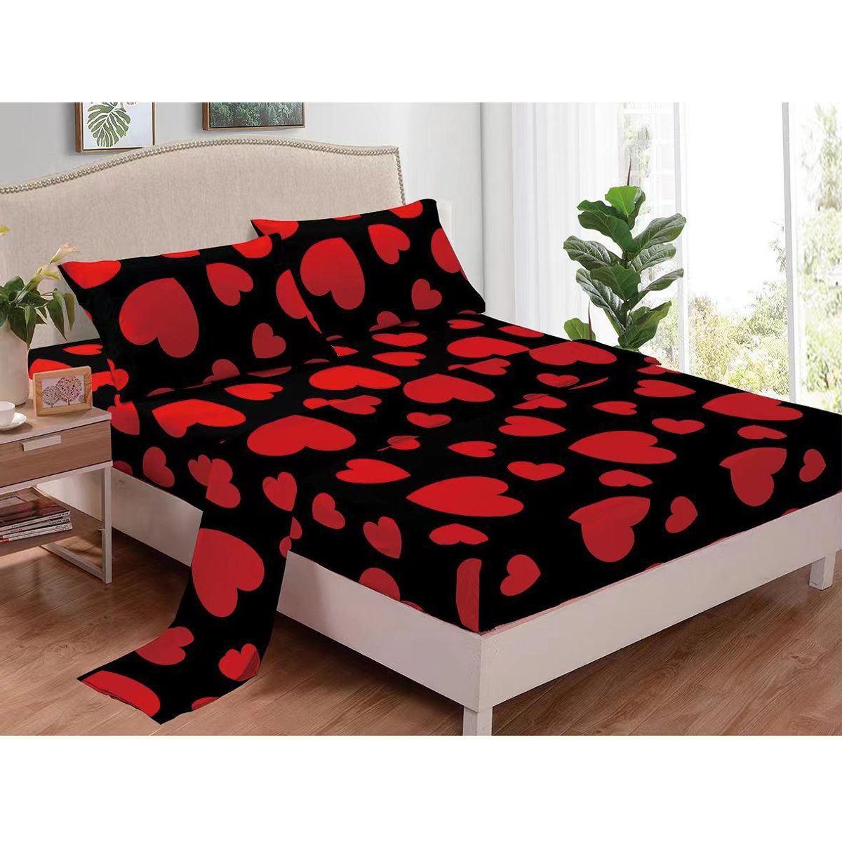 GENERICO - JUEGO DE SABANAS 100% ALGODON  SUAVES Y CÁLIDAS