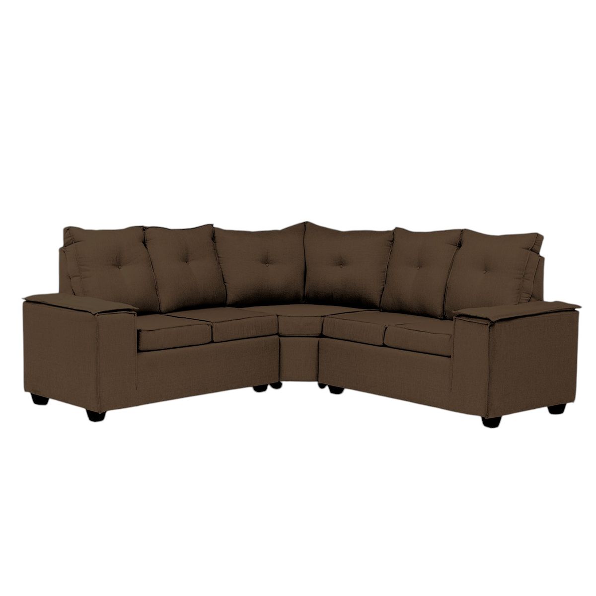 MEXX MUEBLES - Seccional Sofá Hamburgo 5 Cuerpos