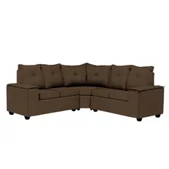 MEXX MUEBLES - Seccional Sofá Hamburgo 5 Cuerpos