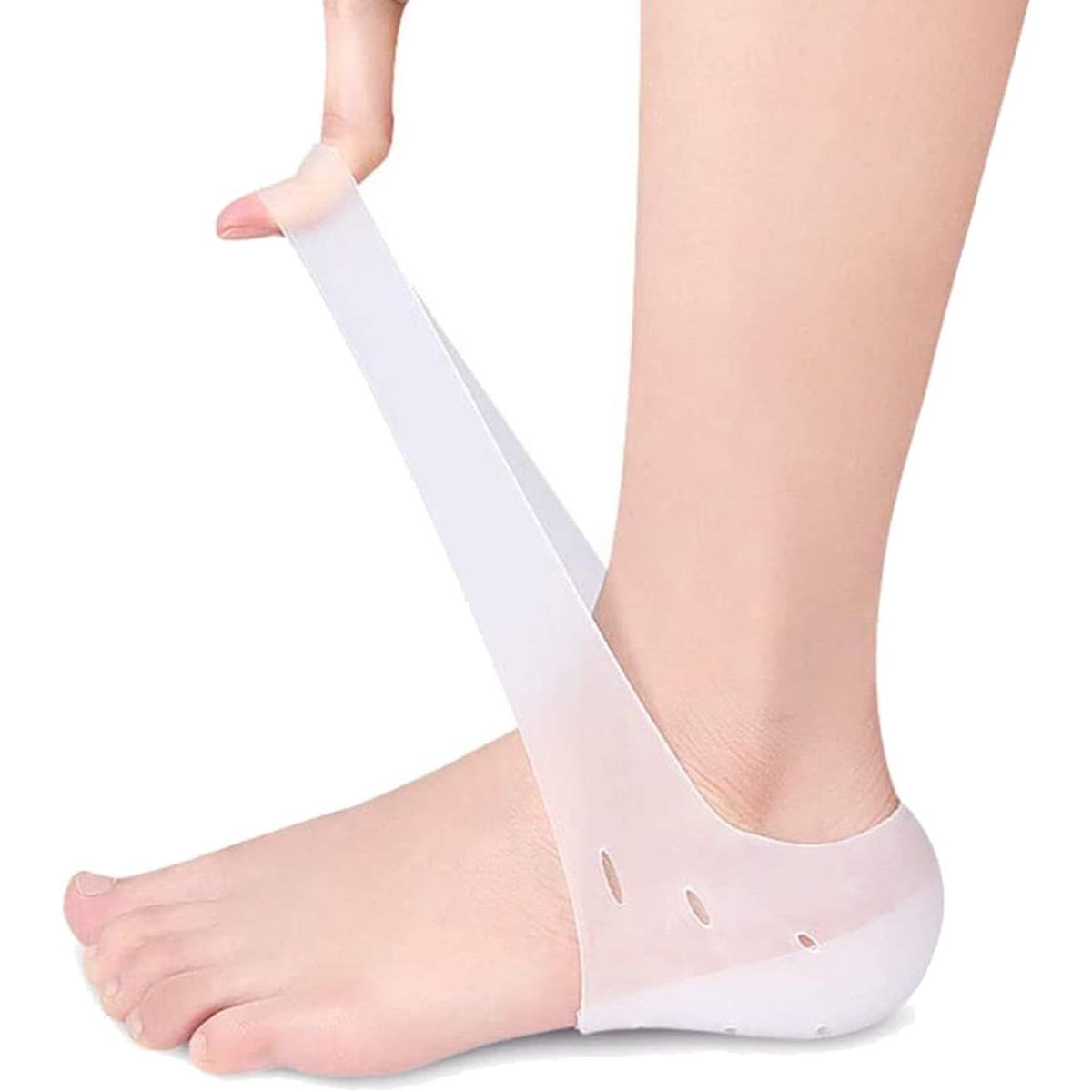 KUANGYE - Gel Aumenta Para Hombre Y Mujer Heel Insoles Talonera De Altura Invisible Unisex 38-42 Transparente