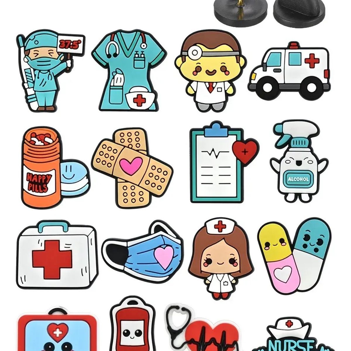 KUANGYE - Pack 16 Broches Pines Estudiantes Salud Medicina Enfermeria Salud Varios