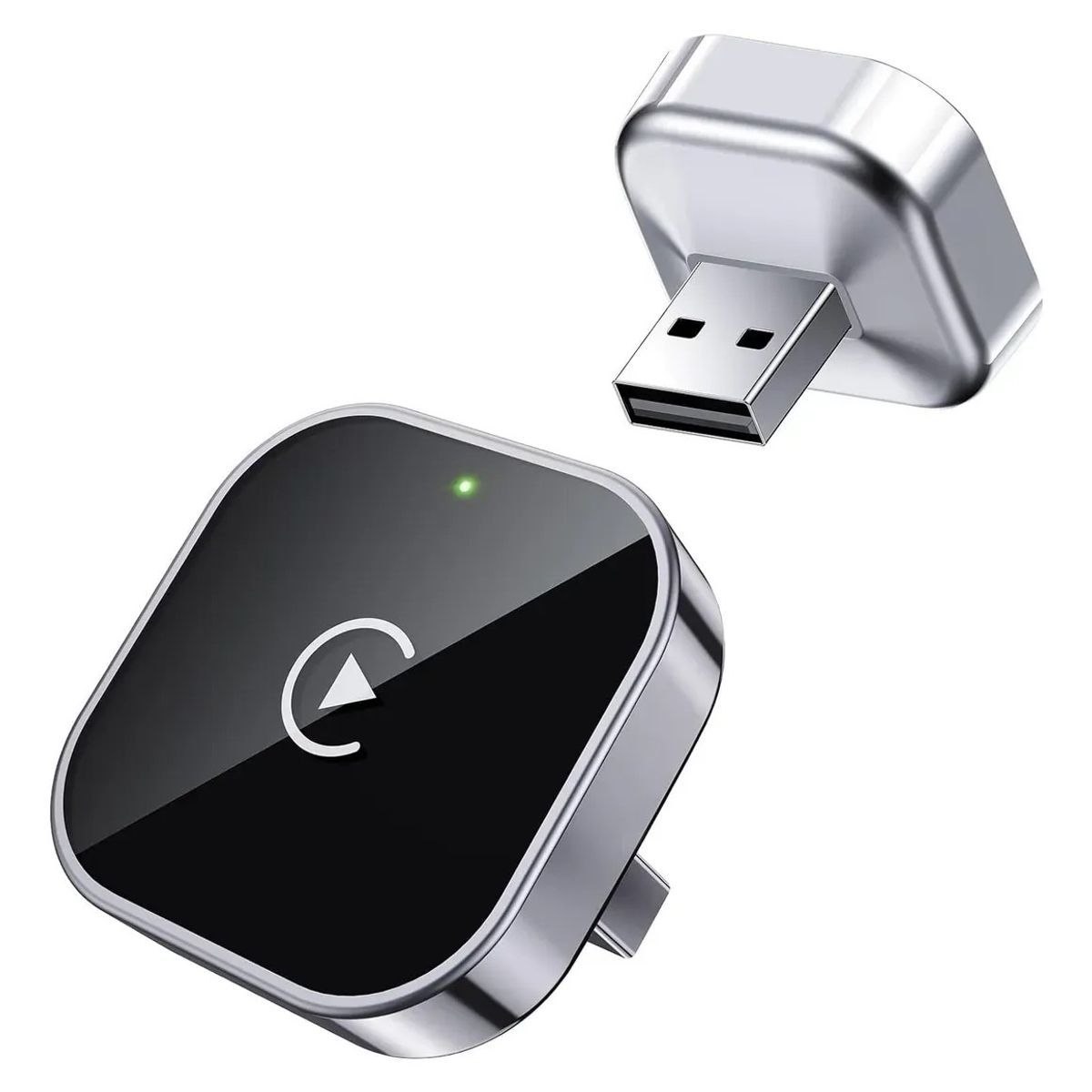 KUANGYE - Adaptador Automático Inalámbrico 2 En 1 Para Carplay/android