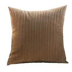 OLEVO - Funda cojin pana camel 50x50 cm decorativa sofá dormitorio, relleno no incluido