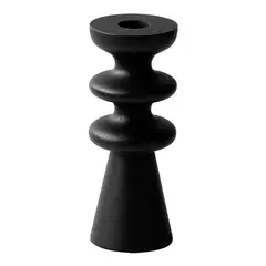 OLEVO - Juego candelabros madera estilo europeo set 2 piezas aro decoración mesa (Velas no incluidas)