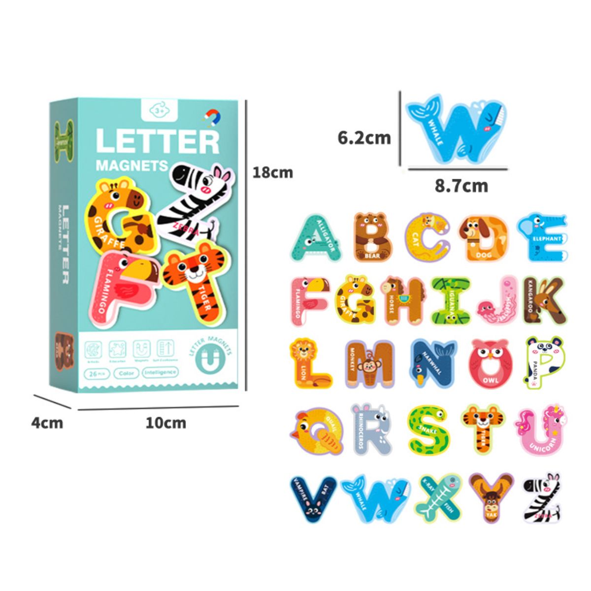 ATURE - Imánes Para Refri Juguetes De Aprendizaje Temprano Niños