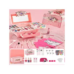 AIZO - Kit De Maquillaje Para Niñas Y Cosméticos De Juguete Para Niños