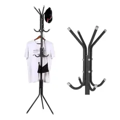 GENERICO - Colgador Perchero Tipo Adorno para Ropa y Sombreros Color NEGRO