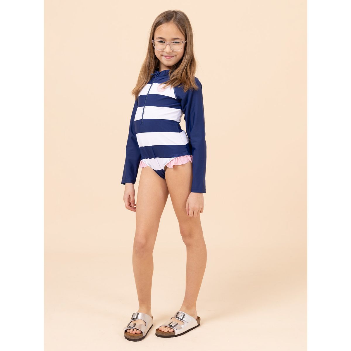 HUSH PUPPIES - Traje De Baño Niña Miranda Azul HUSH PUPPIES