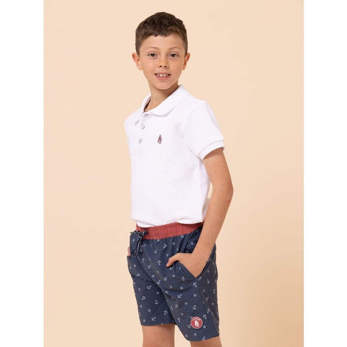 HUSH PUPPIES - Traje de Baño Niño Lobau Azul HUSH PUPPIES