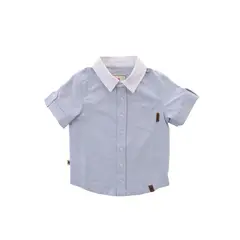 HUSH PUPPIES - Camisa Niño Coburgo Celeste