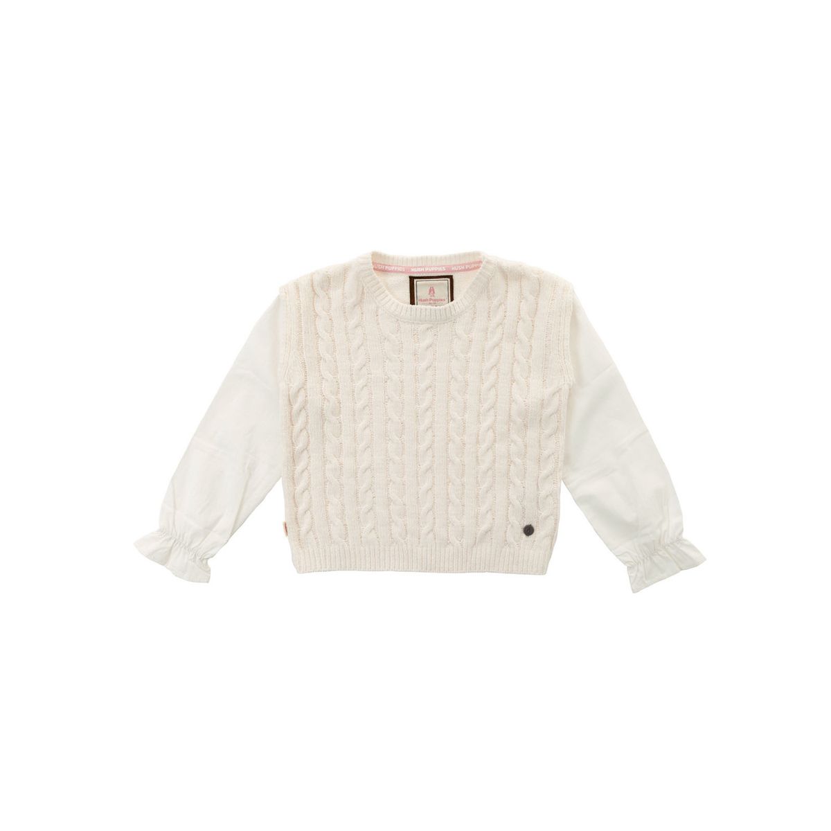 HUSH PUPPIES - Chaleco Niña Fiore Blanco HUSH PUPPIES