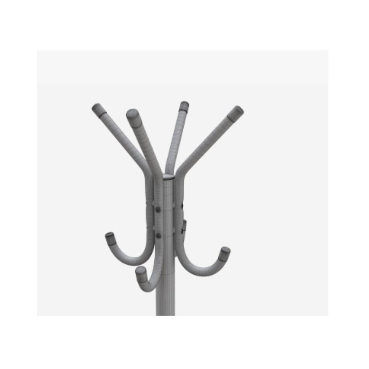 GENERICO - Colgador Perchero Tipo Adorno para Ropa y Sombreros Color GRIS