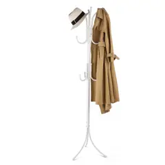 GENERICO - Colgador Perchero Tipo Adorno para Ropa y Sombreros Color BLANCO