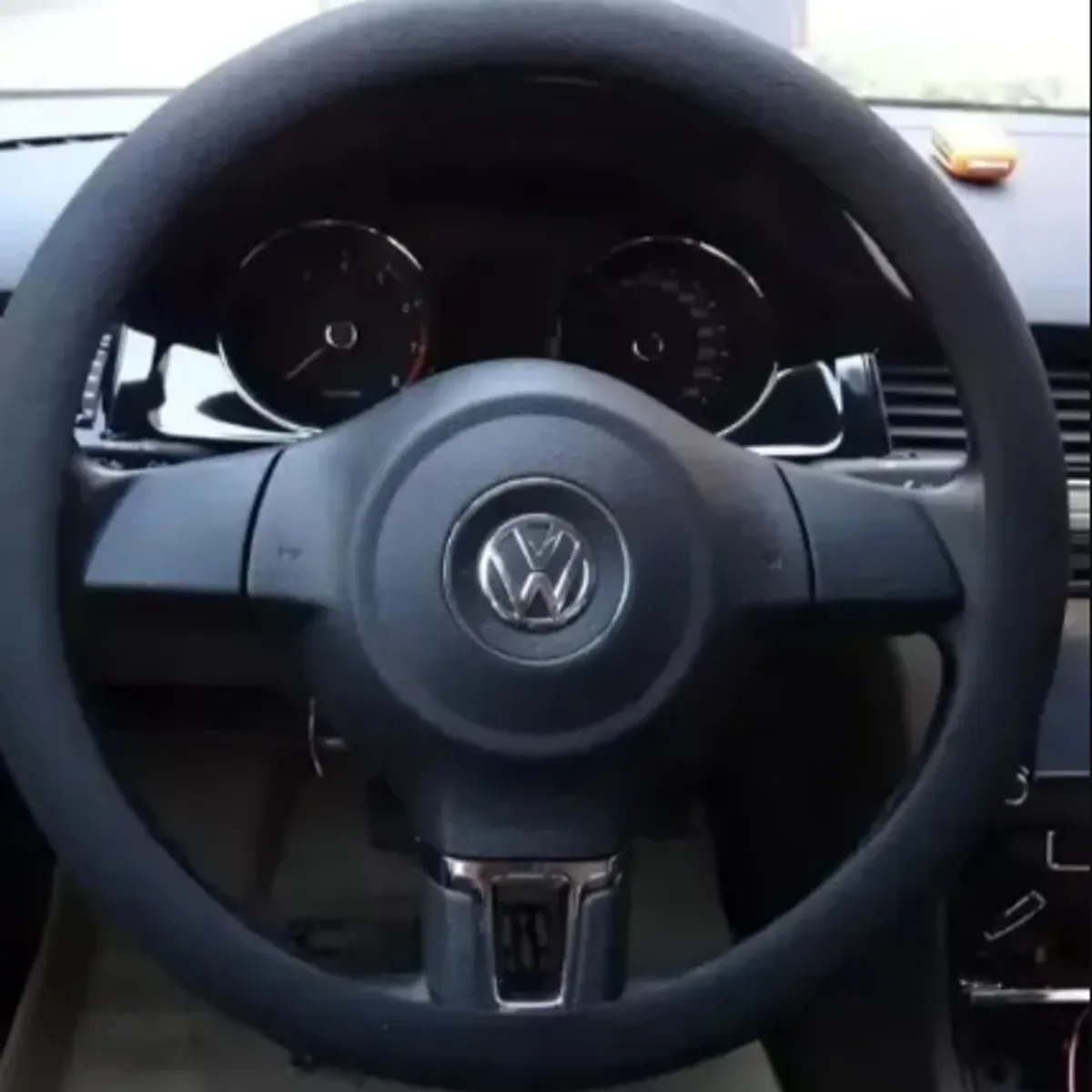 GENERICO - Cubre Volante De Auto Forro Eco Cuero Sintético 370mm-380mm