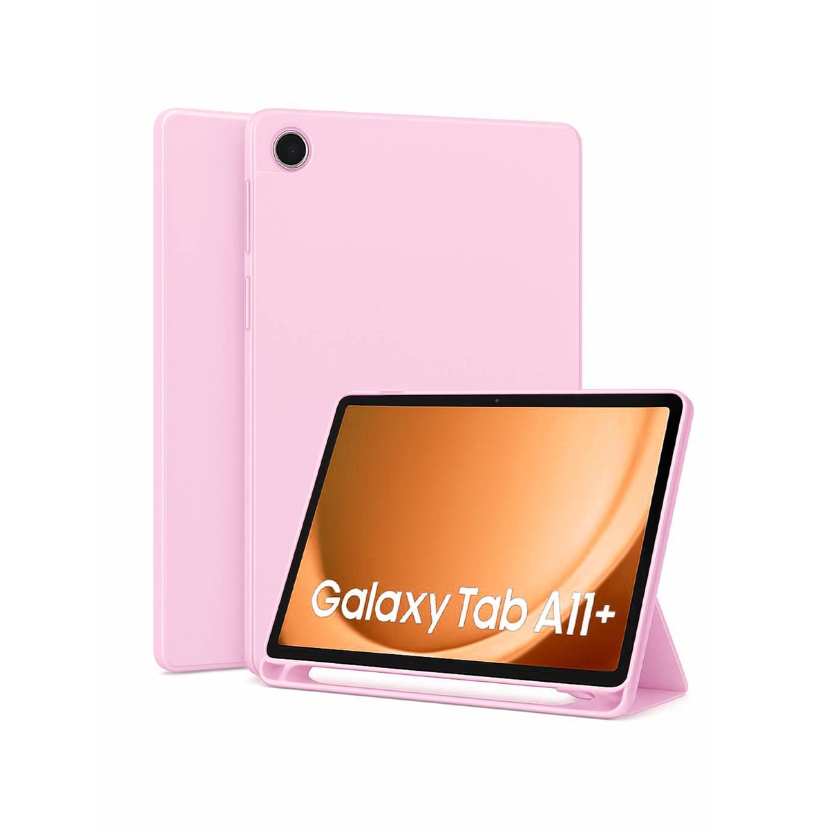 JOIGO - Funda Smart Cover Para Samsung Galaxy A11+ Plus Rosado