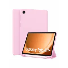 JOIGO - Funda Smart Cover Para Samsung Galaxy A11+ Plus Rosado